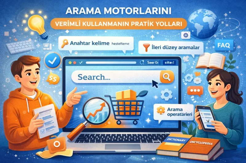 Arama Motorlarını Verimli Kullanmanın Pratik Yolları