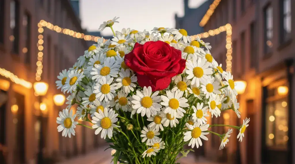 Papatyalar İçinde Tek Gül Anlamı