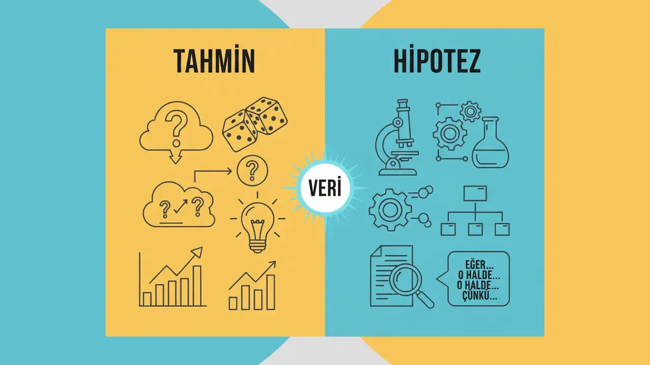 Tahmin ve Hipotez Arasındaki Fark Nedir